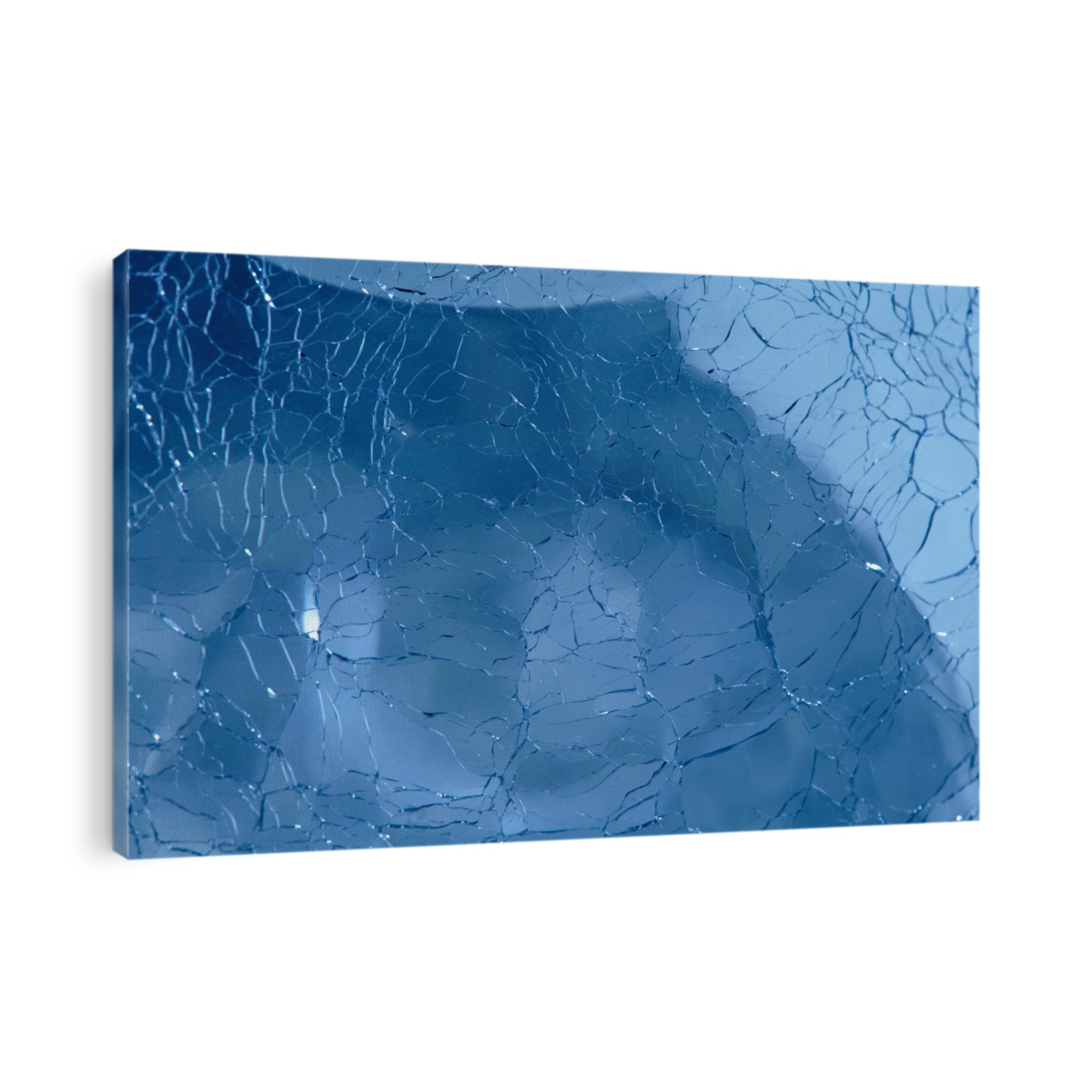 broken glass, blue glass texture